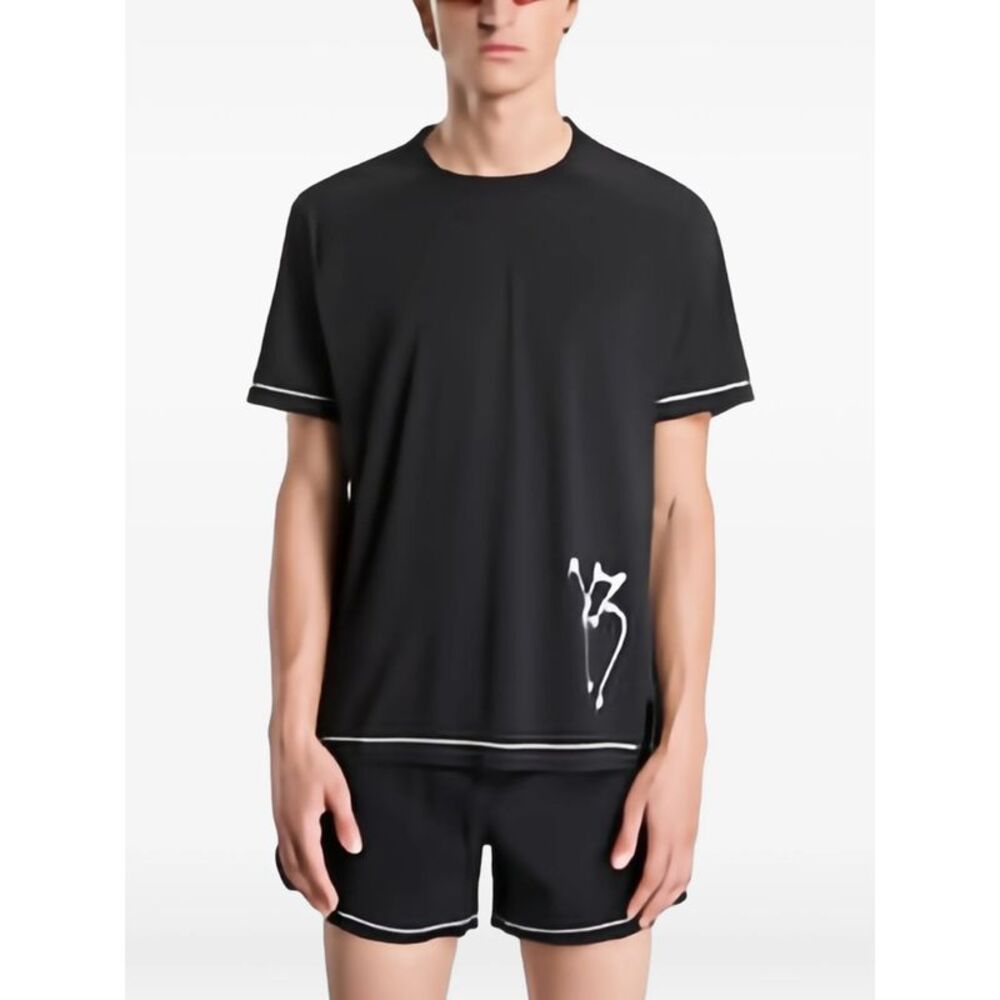 Y-3 Black T-Shirts & Vests - T-Shirts Men